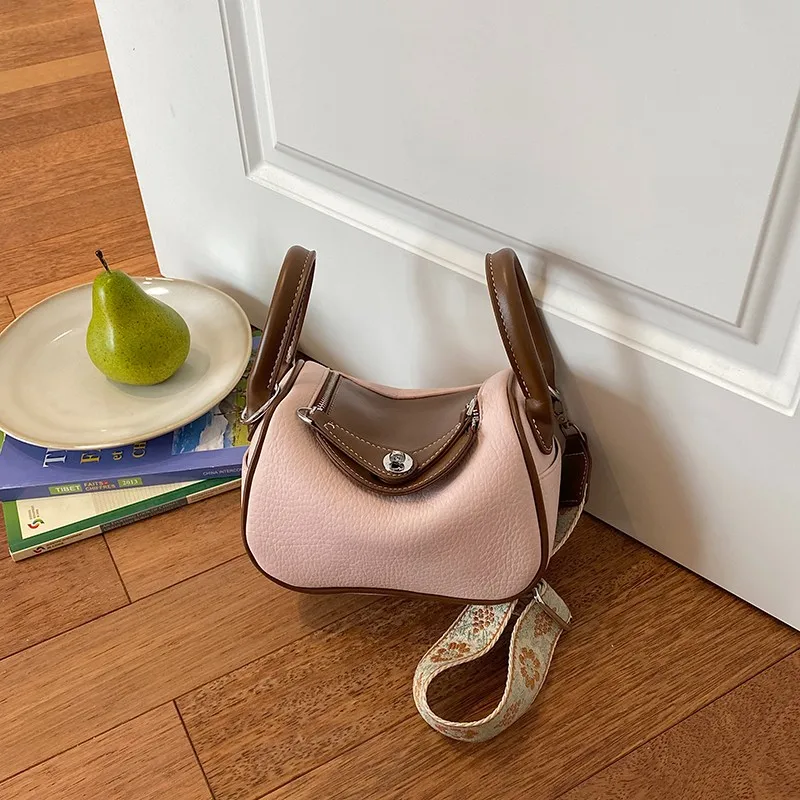 

High-End Diaper Bag, Classic Vintage Shoulder Handbag, Unique Leisure Business Messenger, Stylish Large Capacity Leather Purse