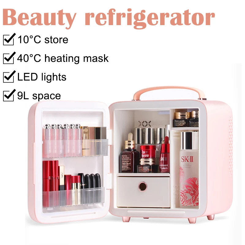 

Beauty Refrigerator Skin Care products refrigerated makeup storage Heating Mini intelligent constant temperature preservation