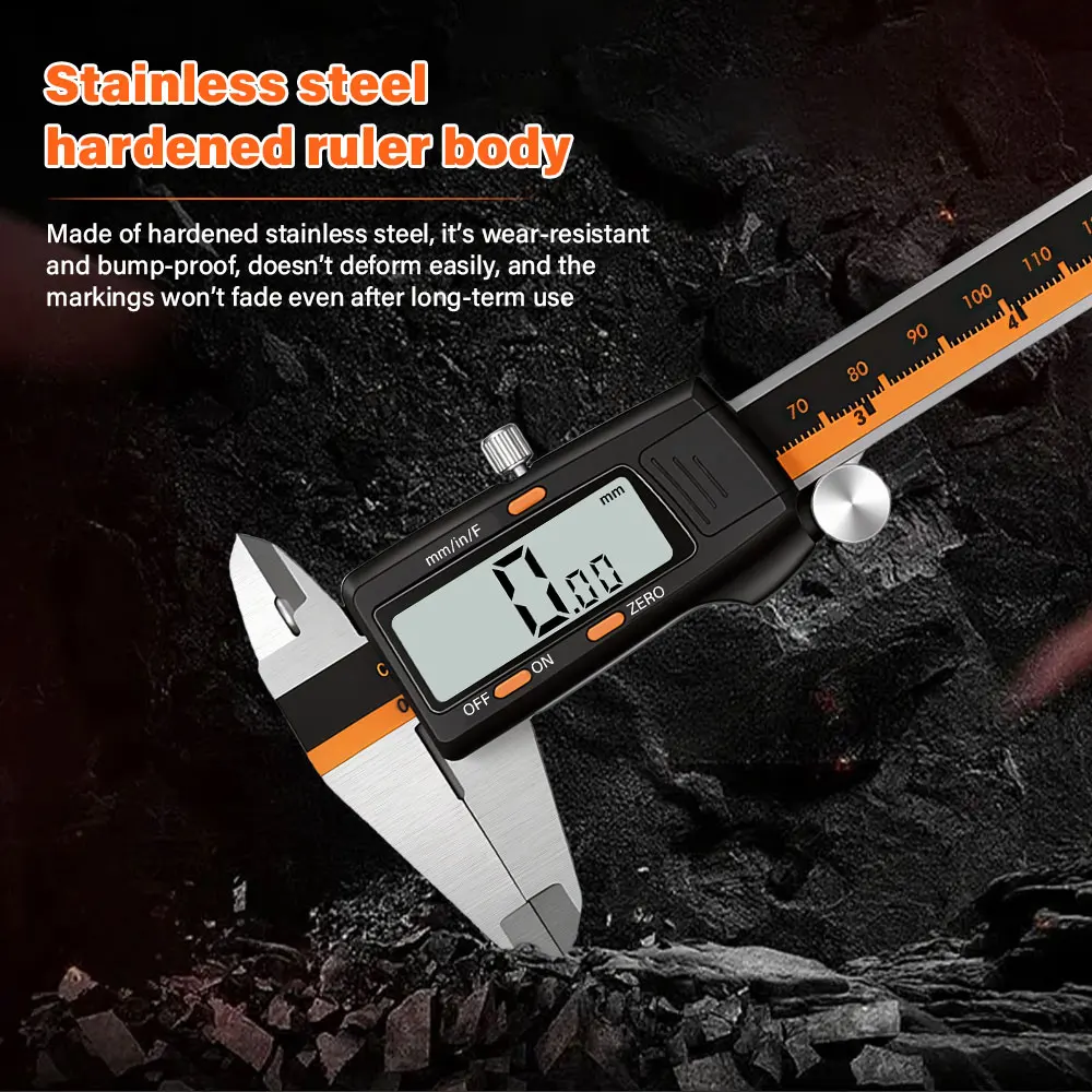 Nauwkeuriger Stainless Steel Digital Caliper 6 in 150mm Messschieber Paquimetro Measuring Instrument Vernier Calipers