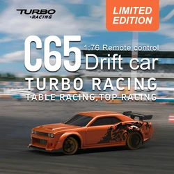Turbo Racing 1:76 C65 Racing Drift RC Car Standard/Limited Edition with Gyro Radio Full Scale RC Toy RTR Kit for Kids and Adults