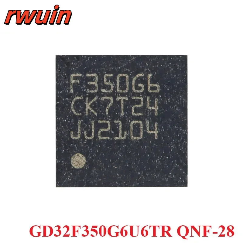 GD32F GD32F350 GD32F350G6U6TR GD32F350G8U6TR 350G6U6 350G8U6 QNF-28 QFN-28 ARM Cortex-M4 32-bit Microcontroller MCU IC Chip