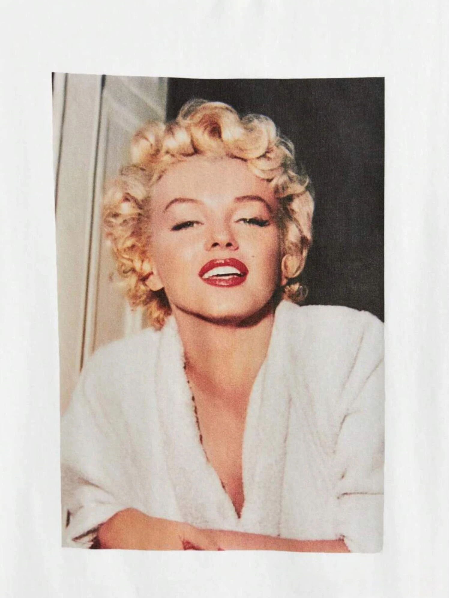 Marilyn Monroe Printed 100% Cotton T-shirt Short sleeved Summer Fashion New Women\'s Casual Loose Comfortable T-shirt Top