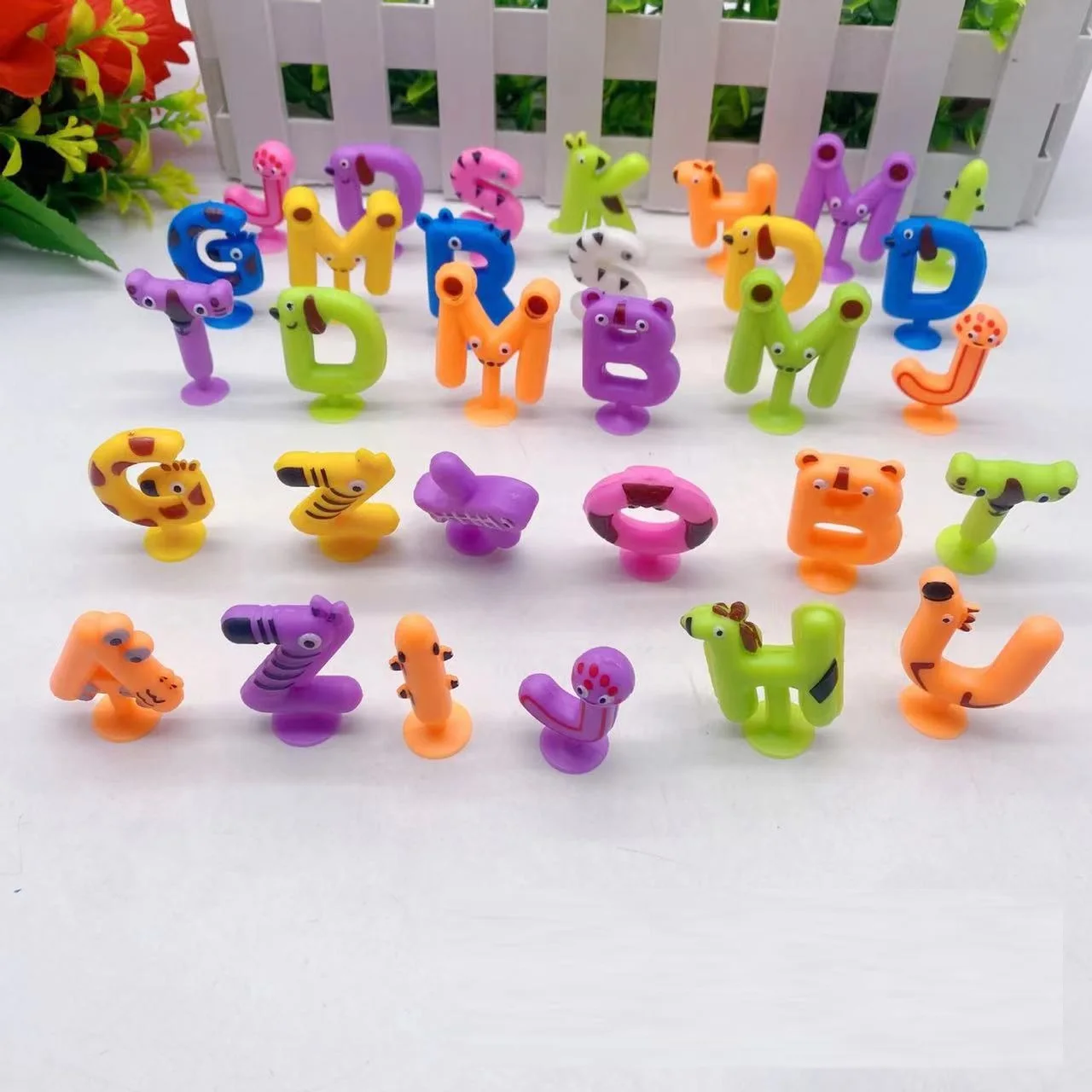 New style letters sucker doll small animal sucker cute fun word doll children's gift toys