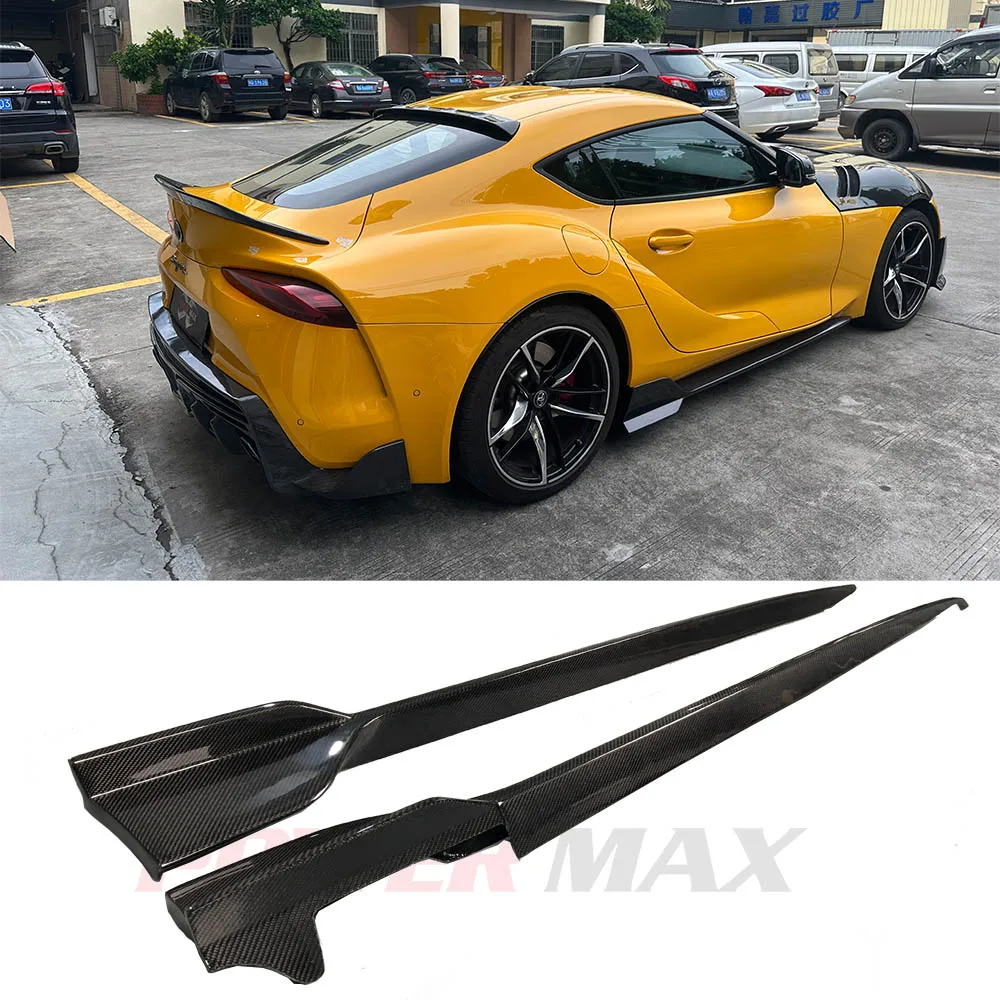 

Совершенно новый оптовый комплект кузова высокого качества, боковые юбки из углеродного волокна для GR Supra A90 A91, идеальная посадка