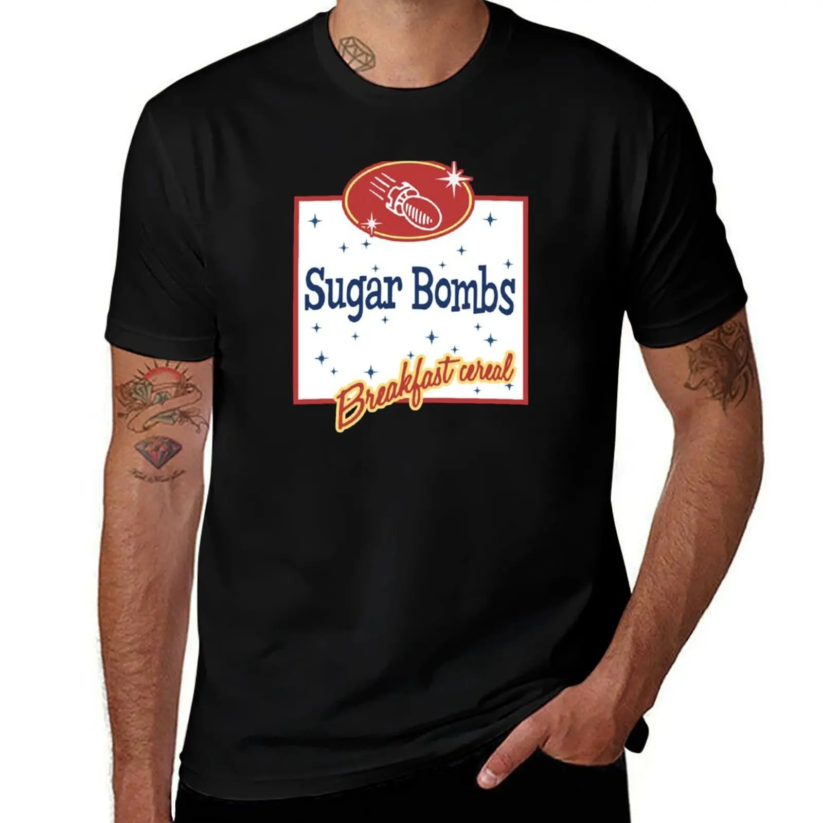 

Sugar Bombs Logo (Full) T-Shirt cotton t shirts man 100% man graphic t shirt T-Shirt