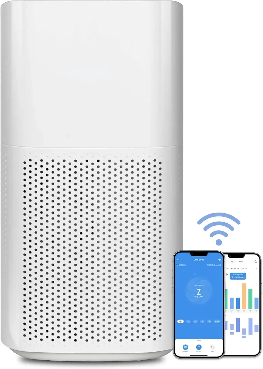 Air Purifiers for Home Large Room Up to 3175 Sq. Ft with Smart WiFi, PM2.5 Monitor, HEPA Sleep Mode, 3-in-1 Filter for Smoke