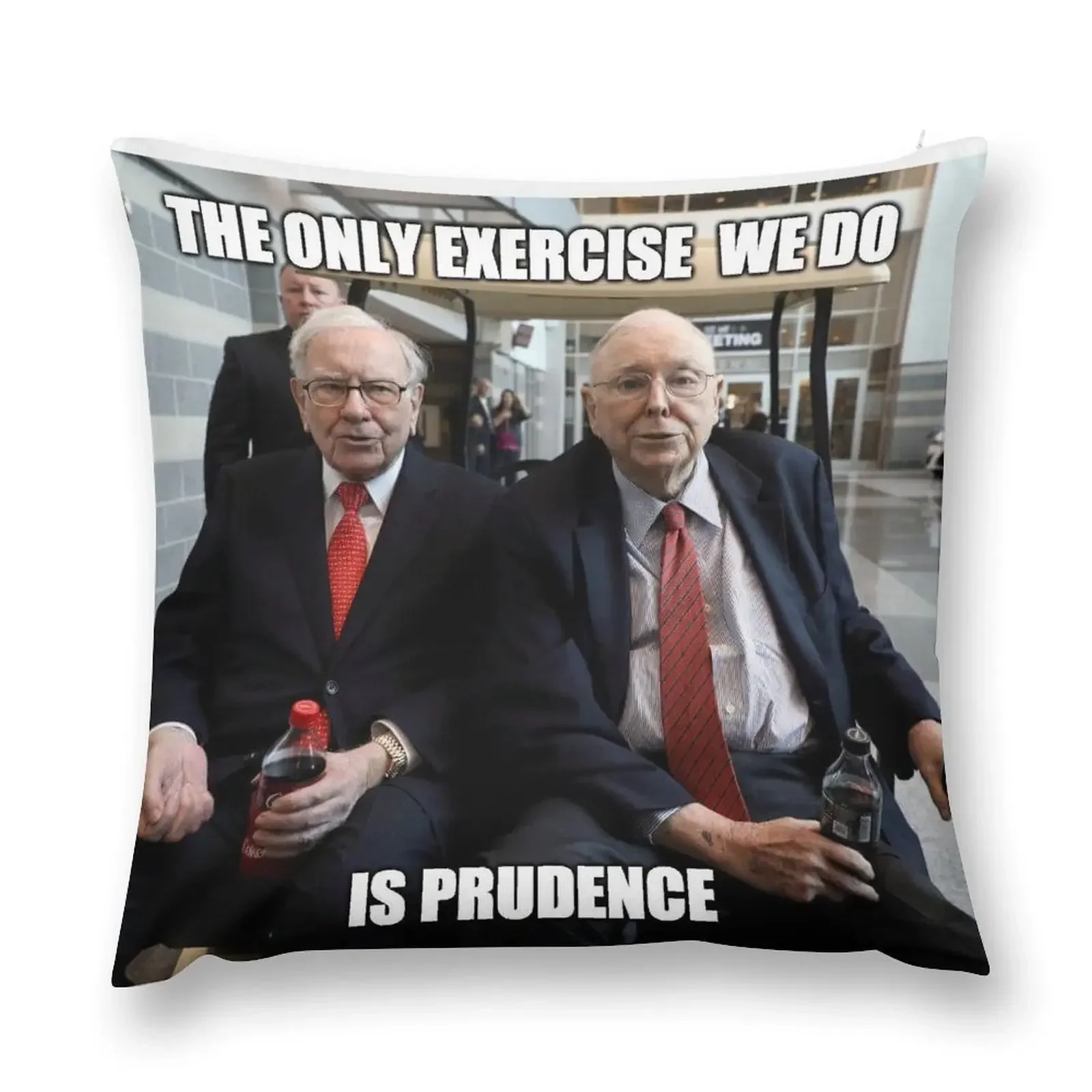 warren buffett charlie munger Throw Pillow Custom Cushion Photo pillow cover luxury pillow