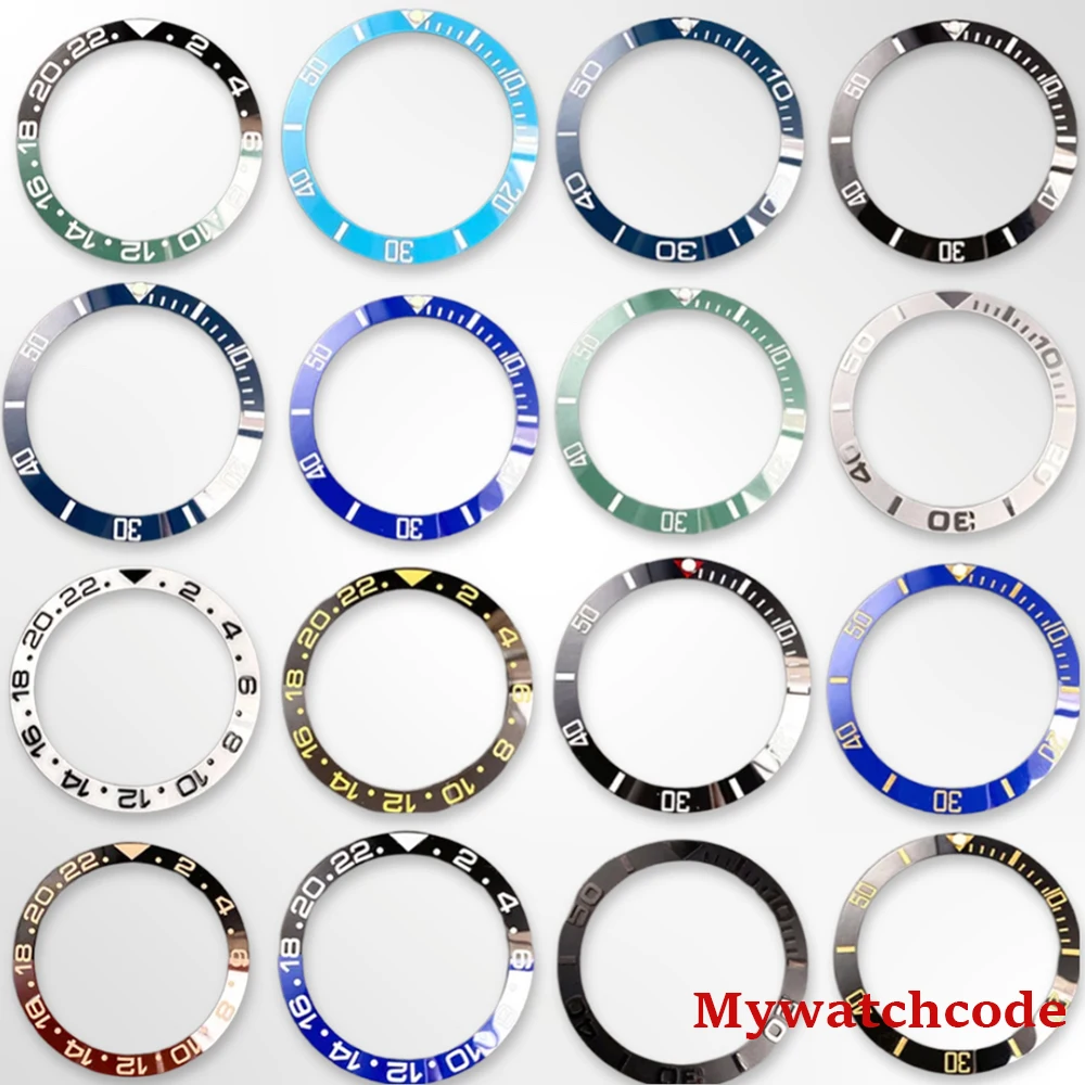 

38mm X 30.6mm Watch Bezel Insert Ceramic Mods Replacement Fit For 40mm Automatic GMT SUB SKX 007 Repair Accessories Case Ring
