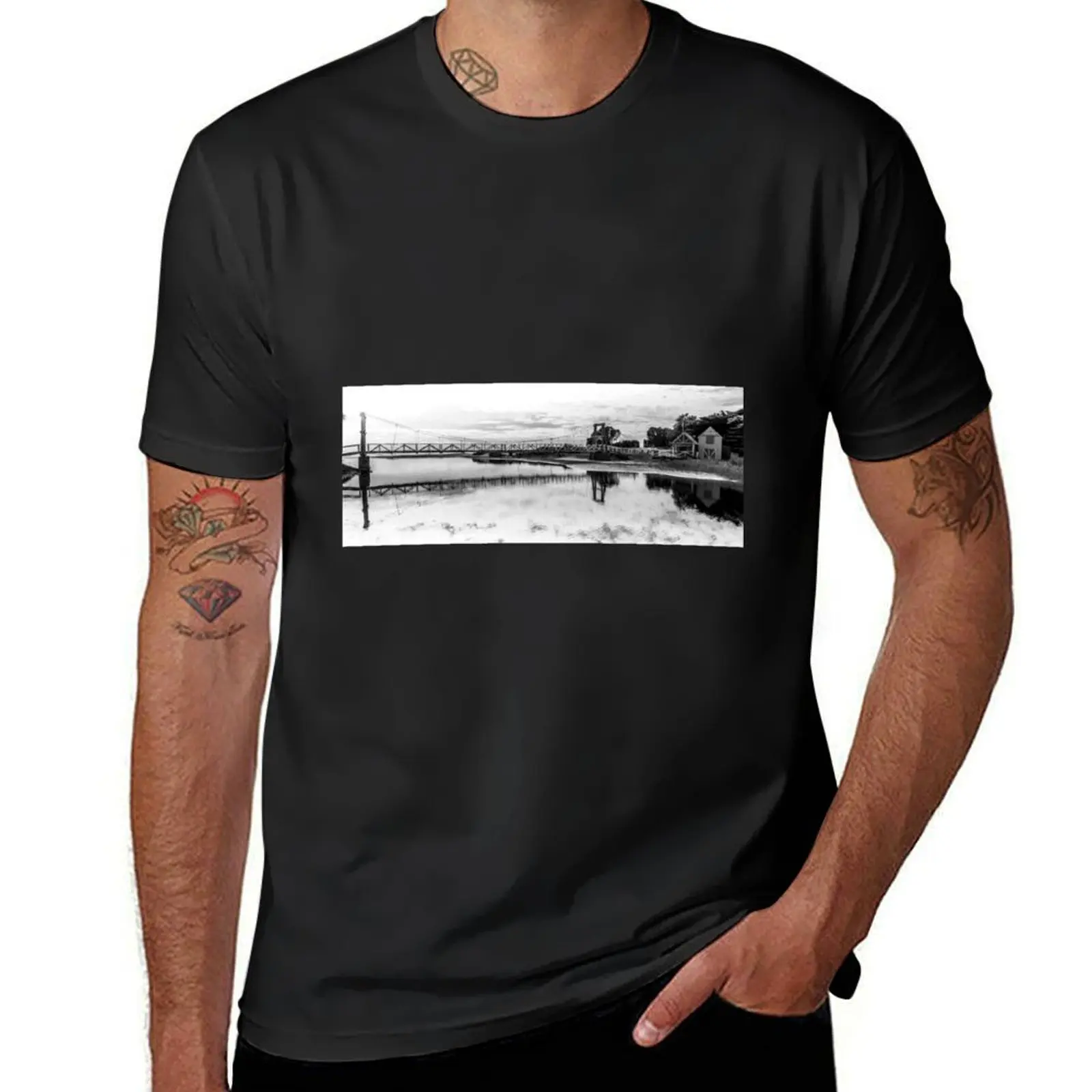 Swing Bridge - Lorne T-Shirt vintage clothes Aesthetic clothing Short sleeve tee summer top mens t shirts pack