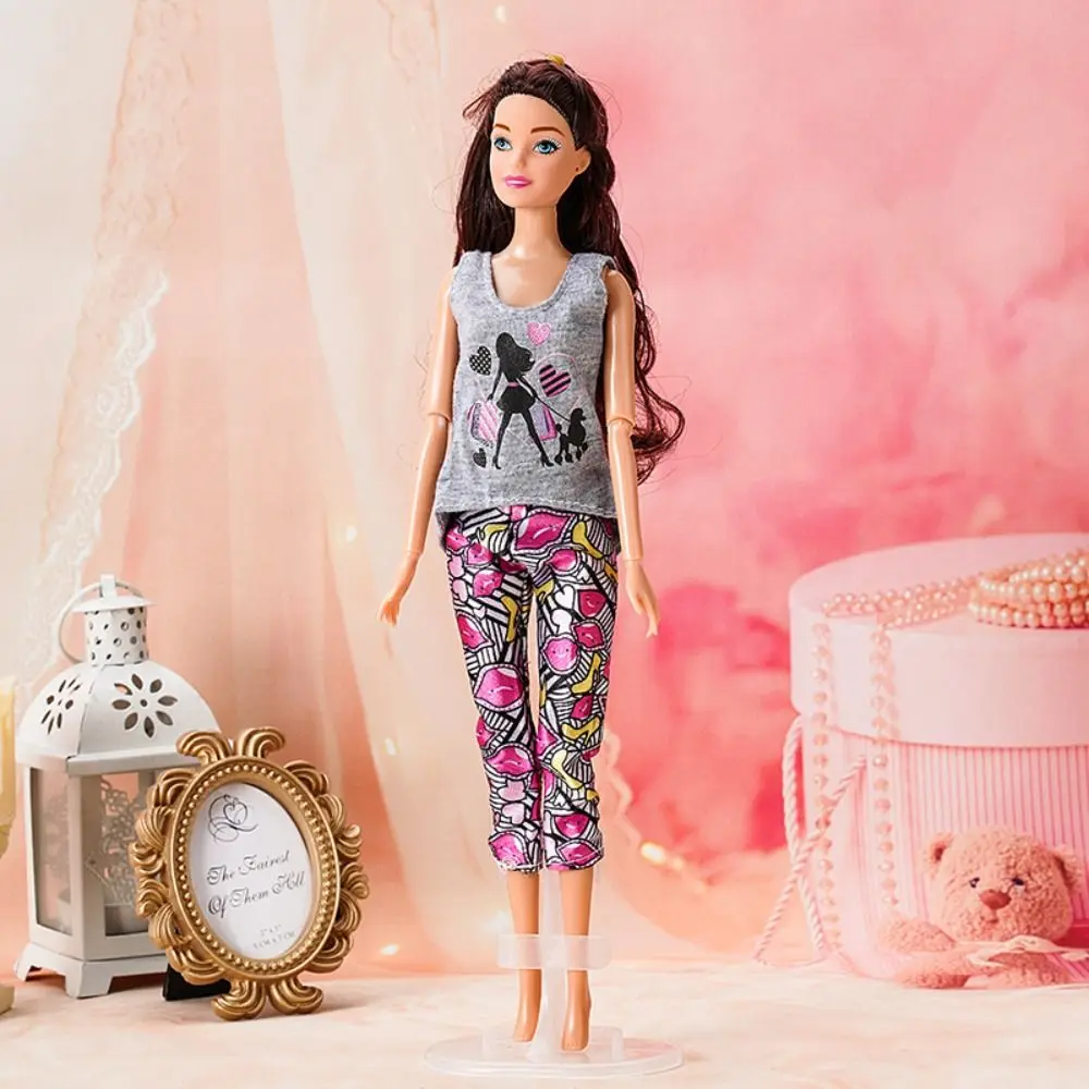 2023 Newest Doll Dress Fashion Casual Wear Jeans Pants Handmade Girl Party Clothes Doll Skirt Shirt For 30cm Doll Accessories