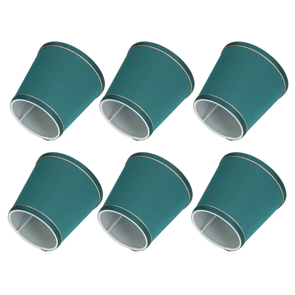 6pcs-simple-fabric-lampshade-clip-on-design-55-inch-height-chandelier-lamp-shades-wall-lamp-shade-chandelier