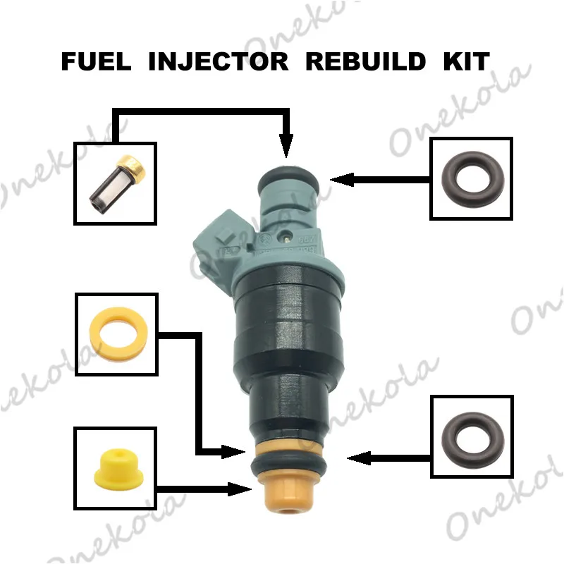 

Fuel Injector repair kit Orings Filters for 0280150989 Vw Golf III 1.8 2.0 Fiat tempra ford galaxy 2.0