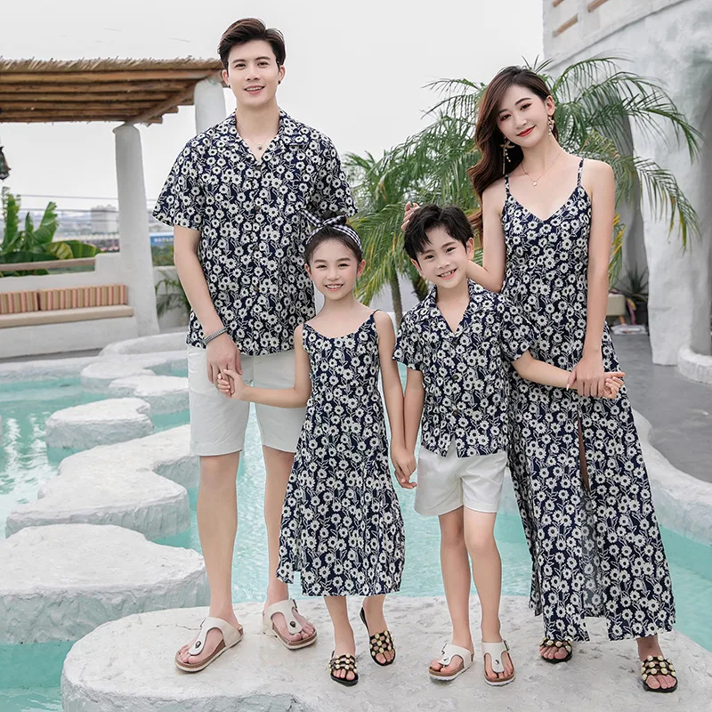 ملابس عائلية متطابقة: فستان ما - مراجعة Resort Shirt Floral وسعره
