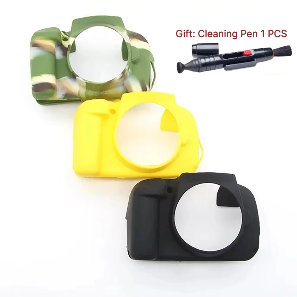 Protector Cover Camera bag For Canon 700D 650D 600D SLR Camera Silicone Case,Soft case Accessories + 1 PCS Free Cleaning Pen