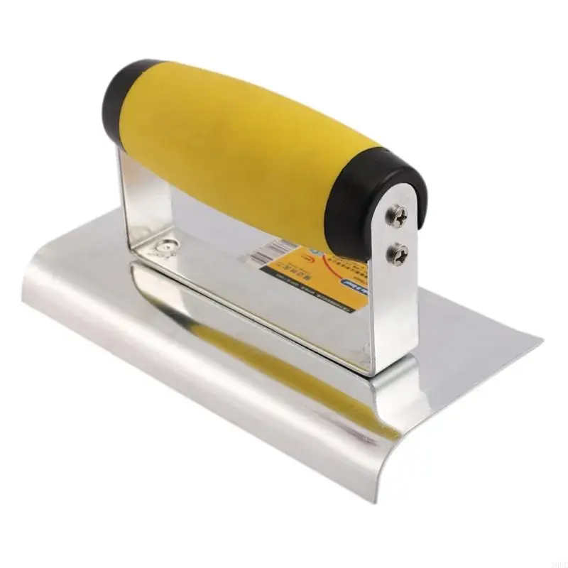 T8UC Stainless Steel Plastering Trowel Plaster Finishing Wall Tile Flooring Plaster Trowel Bricklayer Construction Tools