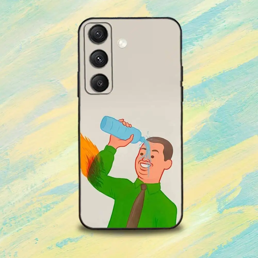 J-Joan Abstract CornellaS Funda de teléfono para Samsung S25, S24, S10, S22, S21, S20, S23, Ultra, Plus, Lite, FE, funda negra de silicona suave