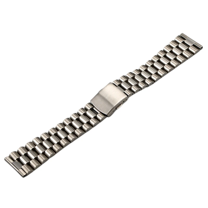 18mm 20mm 22mm Solid Stainless Steel Watch Band Strap Bracelet Flat  Fits For Rolex SKX OMG Jubilee President Watch