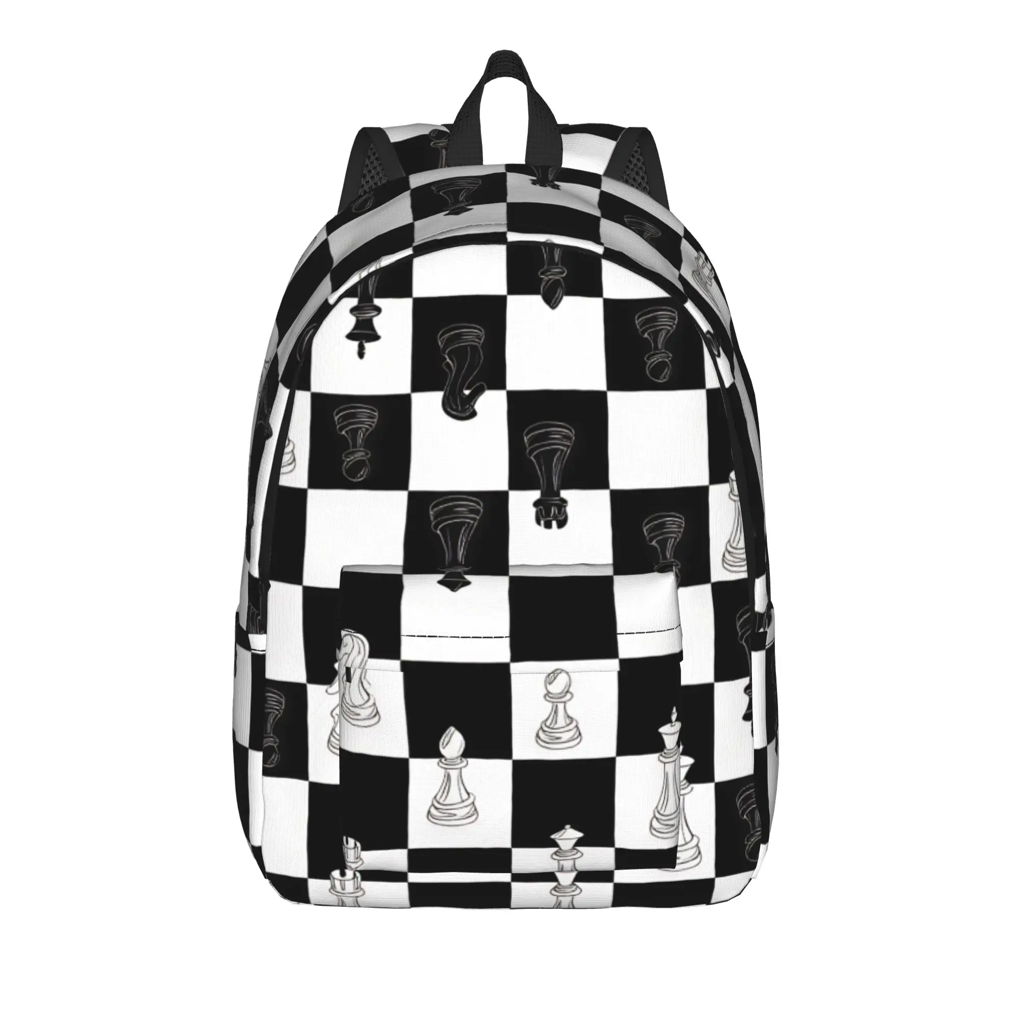 Chess Lover  (3) Backpack Unisex  Durable Backpacks Polyester Stylish School Bags Sport Colorful Rucksack