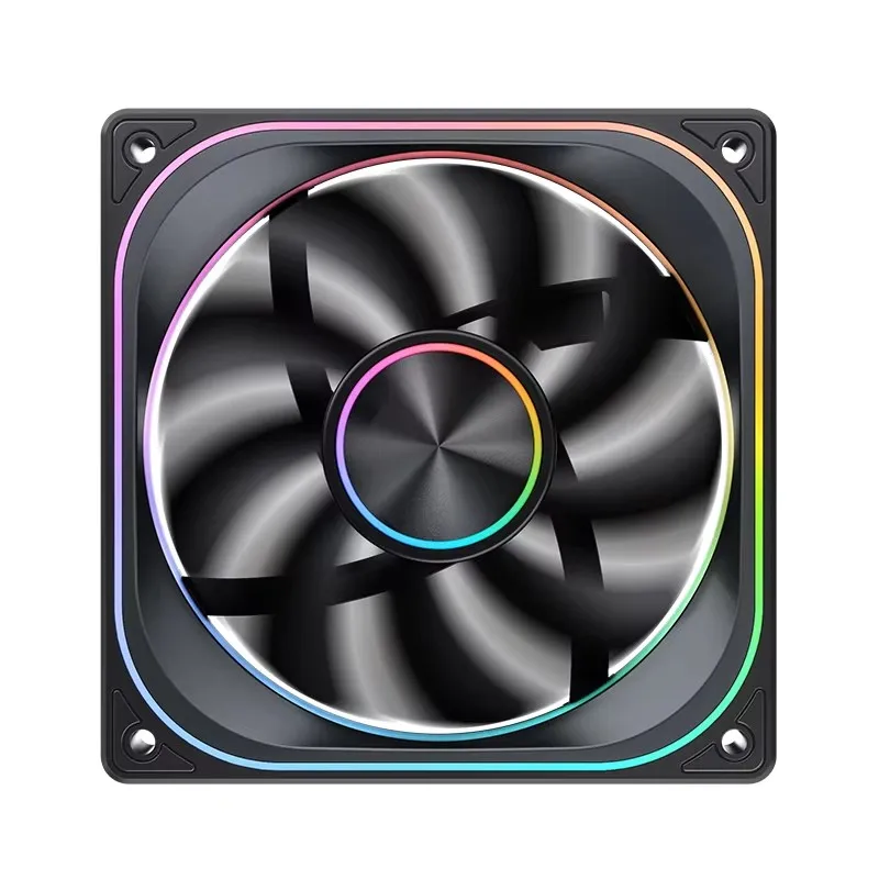 Jonsbo ZA-120/240/360 Case Fan 360 Multi Sided Thousand layer Mirror 5V 3PIN ARGB 12cm PWM Cooling Fan ZA-120BR Air Cooler Fans
