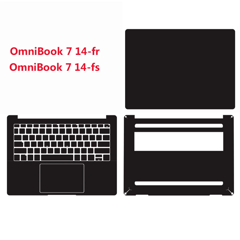 Premium Full Coverage Laptop Skin For HP OmniBook 3 14-hu OmniBook 7 14-fs 14-fr Vinyl Protective Sticker Anti-Scratch Decal