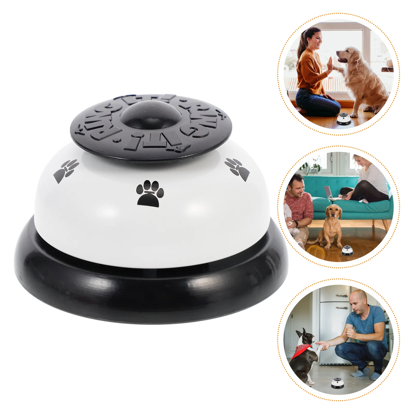 

Intelligence Toy Bell Pet Press Dog Training The Metal Game Call Tool Customer