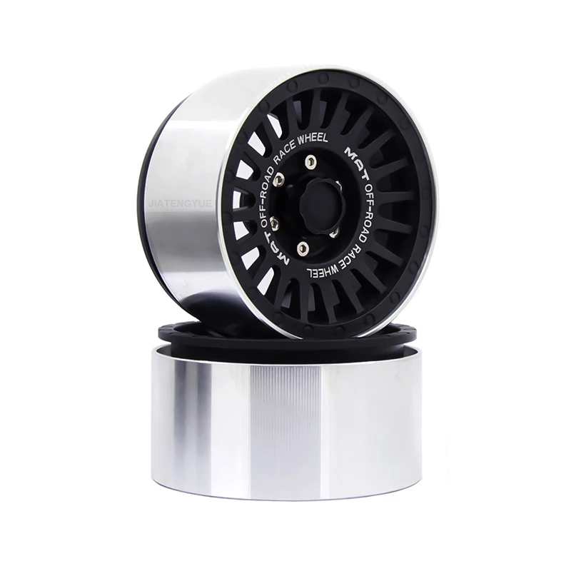 Piasta koła ze stopu 2,2 cala 1:10 do zdalnie sterowanych samochodów terenowych z blokadą, piasta koła do opon do samochodów RC SCX10 TRX-4, ulepszone części do opon