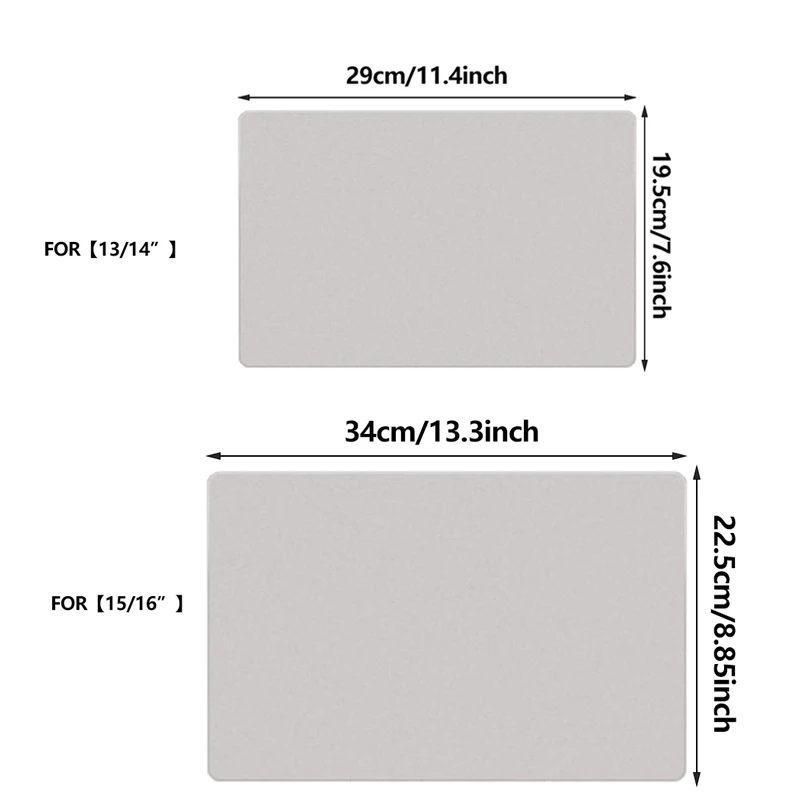 Panno per pulizia antipolvere in microfibra per notebook, tastiera, coperta, kit di pulizia per schermo portatile per MacBook Pro, baccelli da 13/15/16 pollici