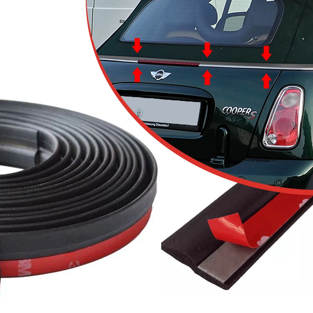 For BMW Mini One Cooper S Convertible R52 (2001-2006 ) Rear Soft Top Roof Weather Seal Repair Kits Self Adhesive