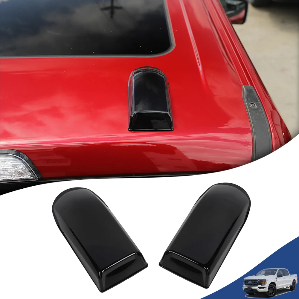 

Car Roof Top Antenna Decoration Protection Cover Stickers for Ford F150 2021 2022 2023 2024 Auto Exterior Parts Accessories ABS