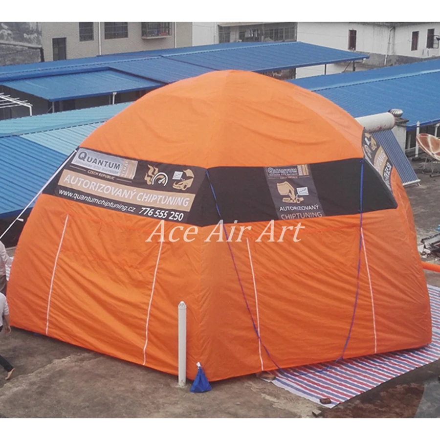 Full Cover with Removable Entrances on every wall Inflatable Spider Tent for Advertising