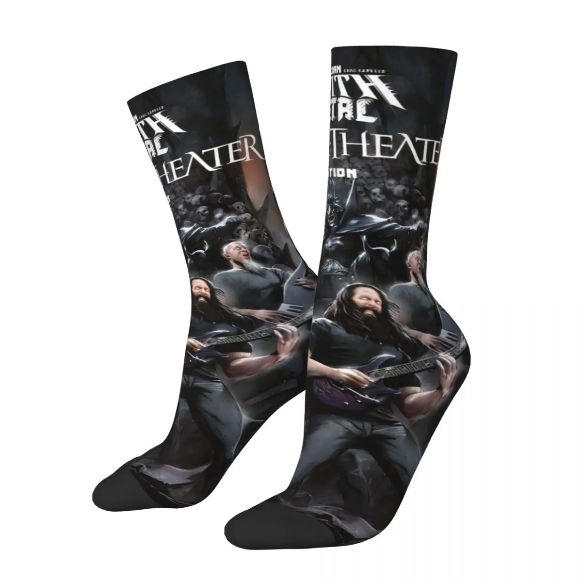 

Men Women Metal Music Special Edition Socks Breathable Funny Happy Dream Theater Socks Wonderful Gifts