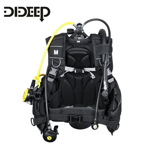 DIDEEP Jacket Type Scuba Diving Buoyancy Control Device BCD Equipment High-strength Nylon Professional Diving Safety Gear