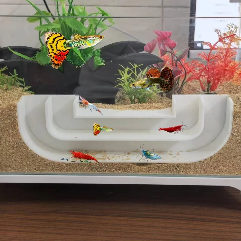 كهف حوض أسماك الزينة تحت الأرض ، نفق مزدوج ، تربية الحيوانات الأليفة المائية ، تزيين الألعاب والراحة