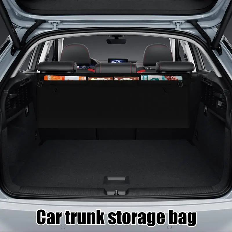 Car Trunk Storage Organizer Automobile Boot Bag For Cargo Hangable Car Organizer For Umbrellas Shopping Bags Travel Necessities