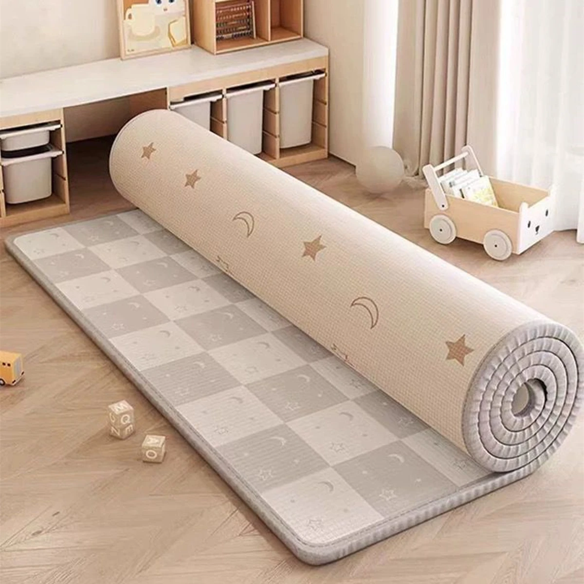 200cm X180cm Non-toxic EPE Baby Activities Baby Crawling Play Mats Baby Activity Gym Room Mat Game Mat for Children's Safety Rug