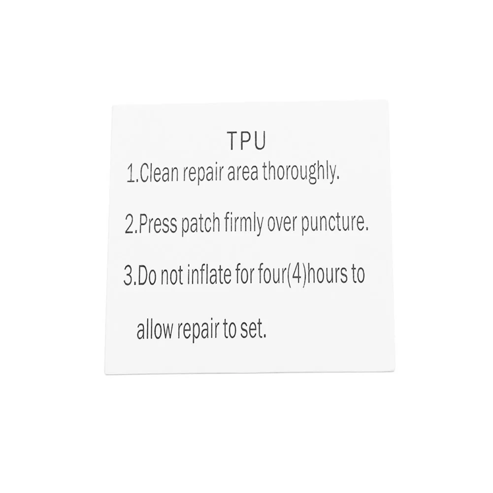 ثقب رقعة إصلاح الإطارات مقاوم للماء ذاتية اللصق رقعة إصلاح مرنة نفخ طقم تصليح مربع لسرير هوائي الخيمة