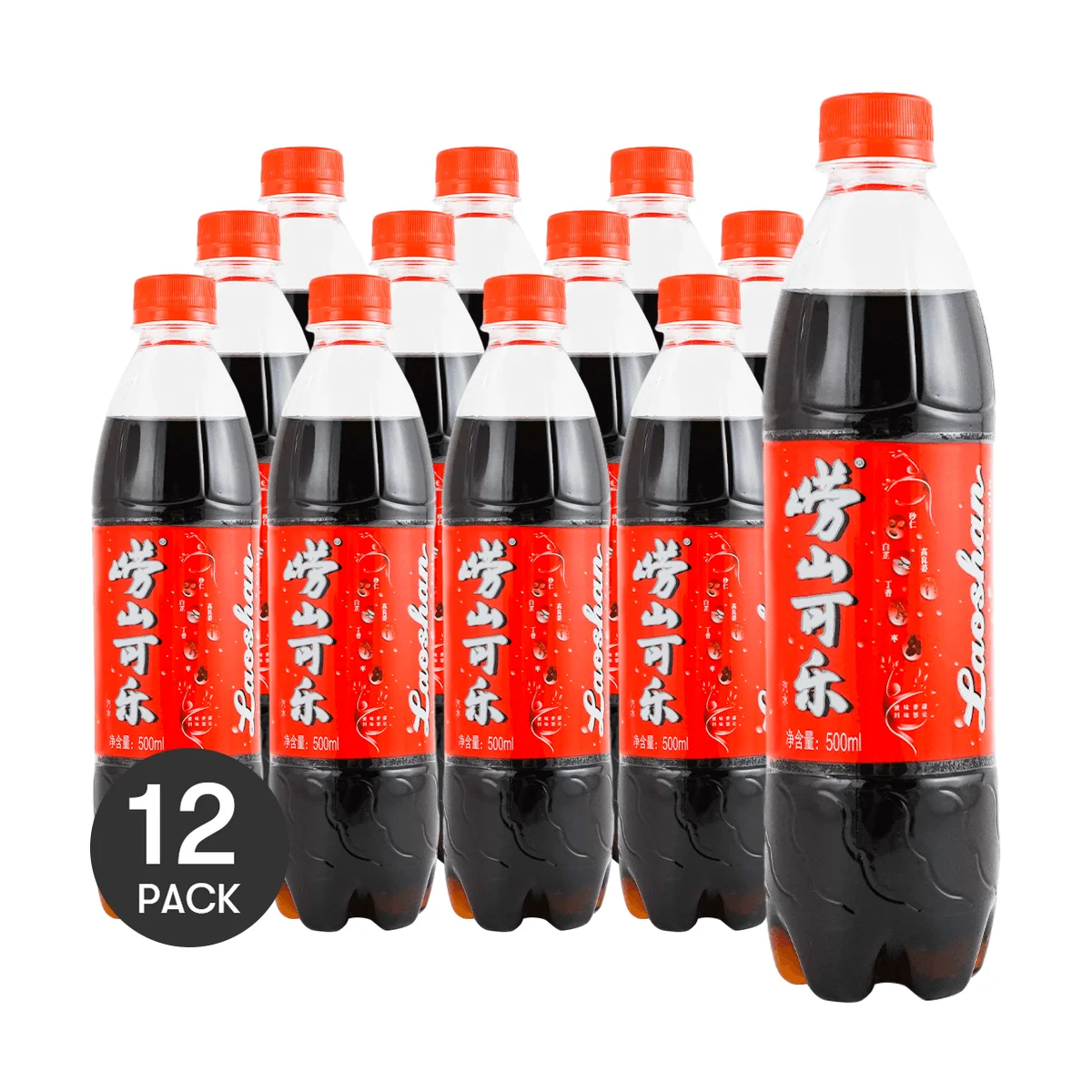 LAOSHAN Laoshan Coke, paquete de 12 paquetes, 500ml