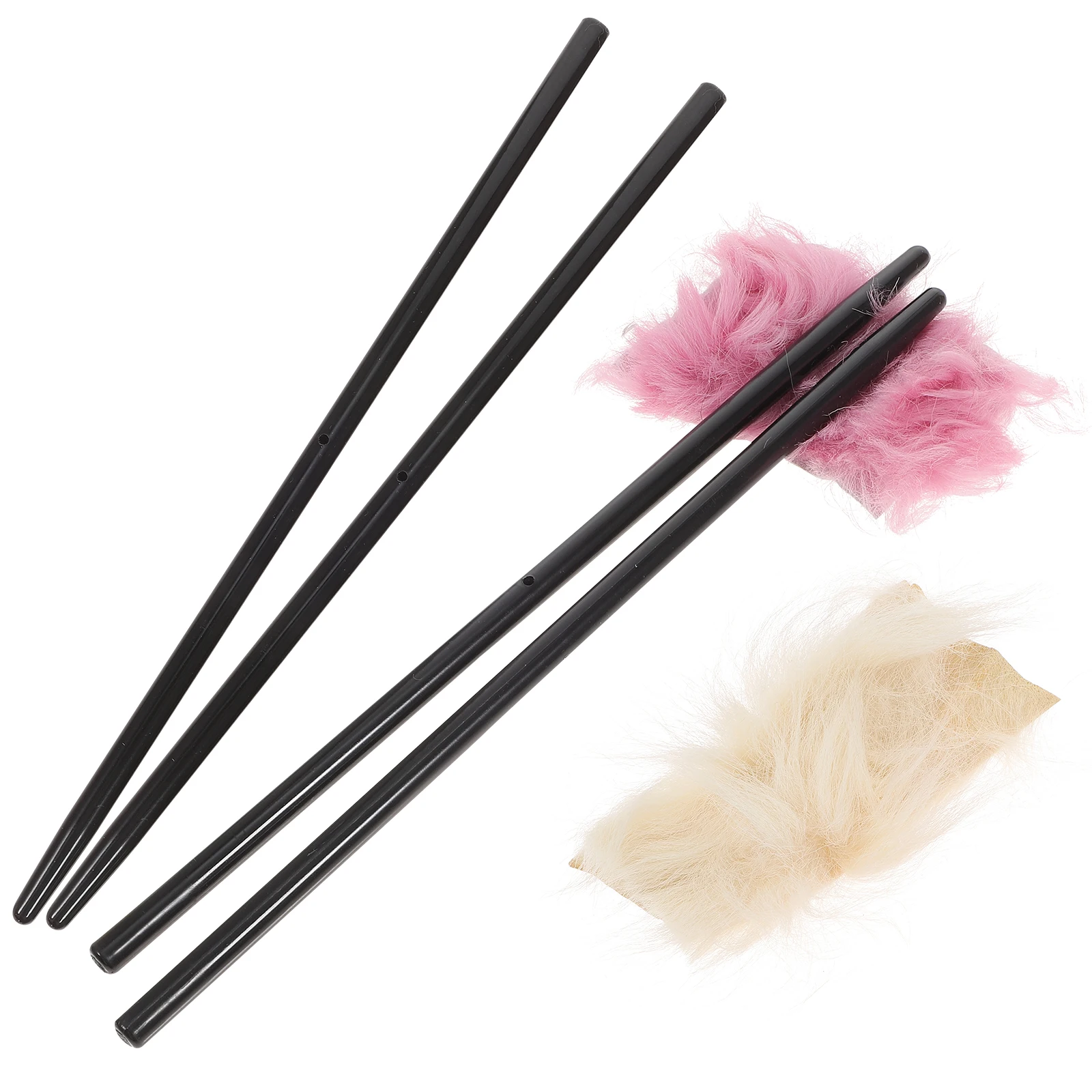 

2 set Static Electricity Kit 4 Rods 2 for School Physics Friction Electrification Educational Tools