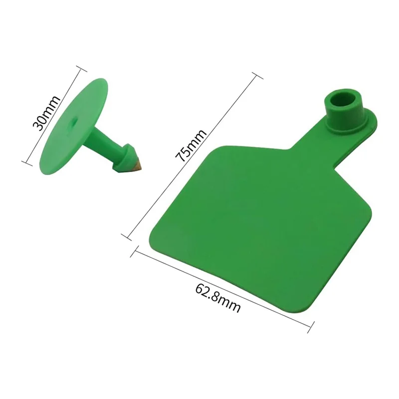 

Hot Sale-Livestock Blank Ear Tags For Cattle Cows Sheep Pig Goats, 100 Pieces TPU Animal Identification Blank Ear Tags