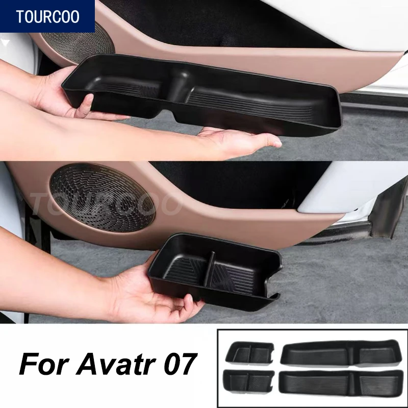

For Avatr 07 2024 2025 Door Slot TPE Storage Box Interior Styling Modified Accessories