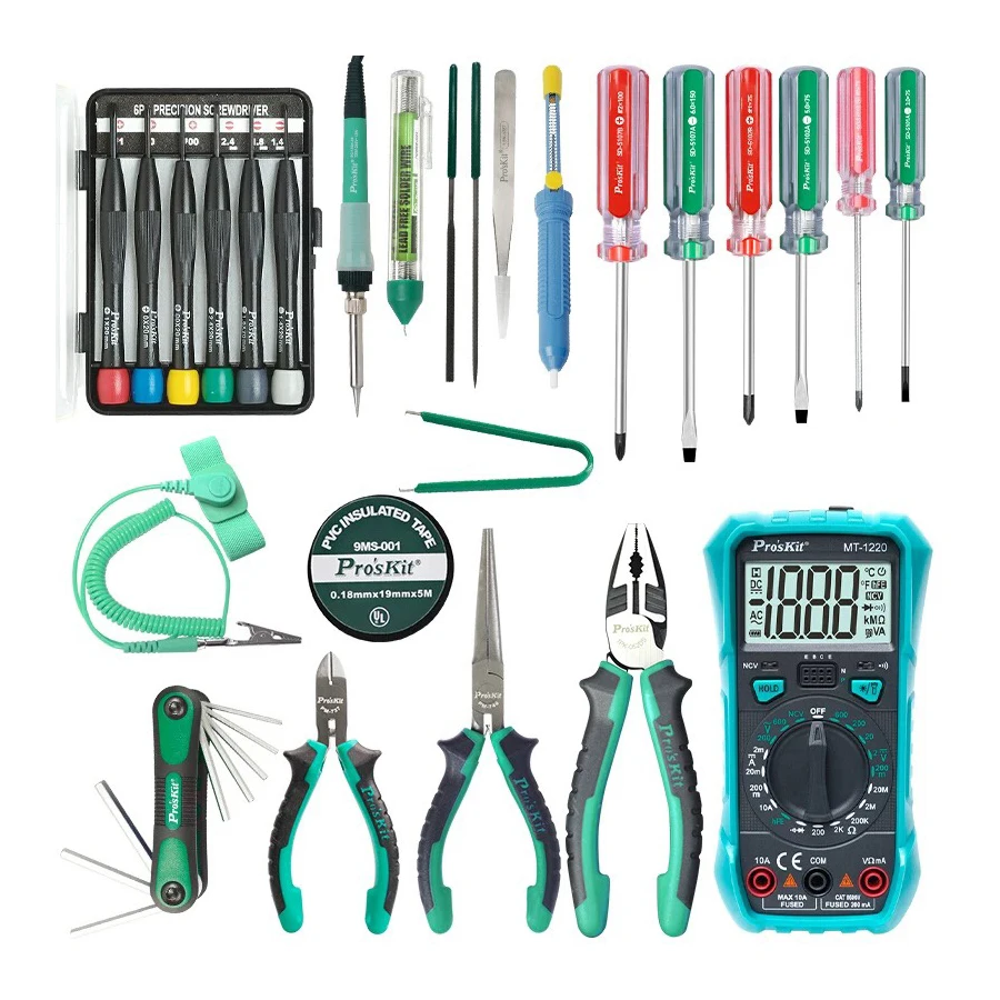 Baogong Electronic repair tool set combines electrical measurement overhaul Electronic solder removal 35 pieces PK-616H