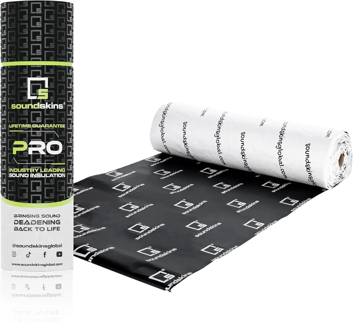 

Car Sound Deadening Material - 180mil Triple Layer, 11 sqft - Reduce Vibrations, Insulate Heat