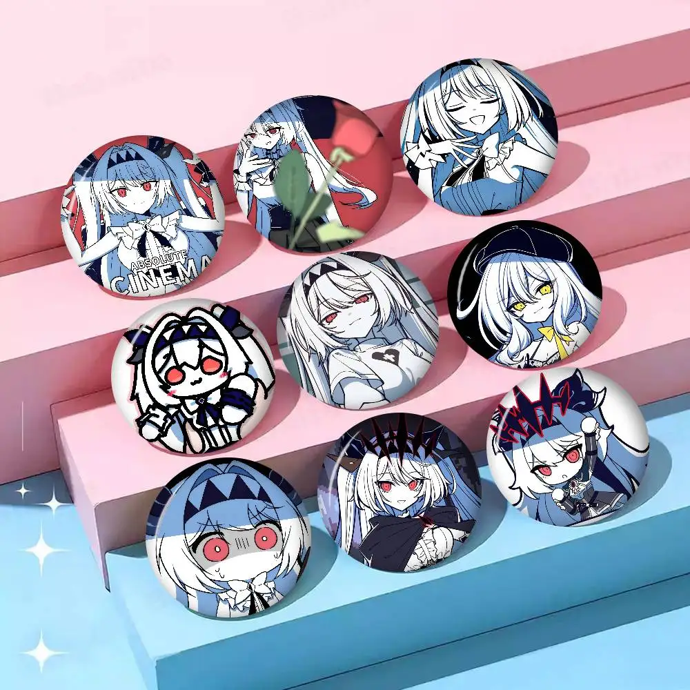 Girl Lilith Game The NOexistenceN of you AND me  Anime Button Pin Handmade Clothes Cartoon Badge Backpack Decoration Jewelry