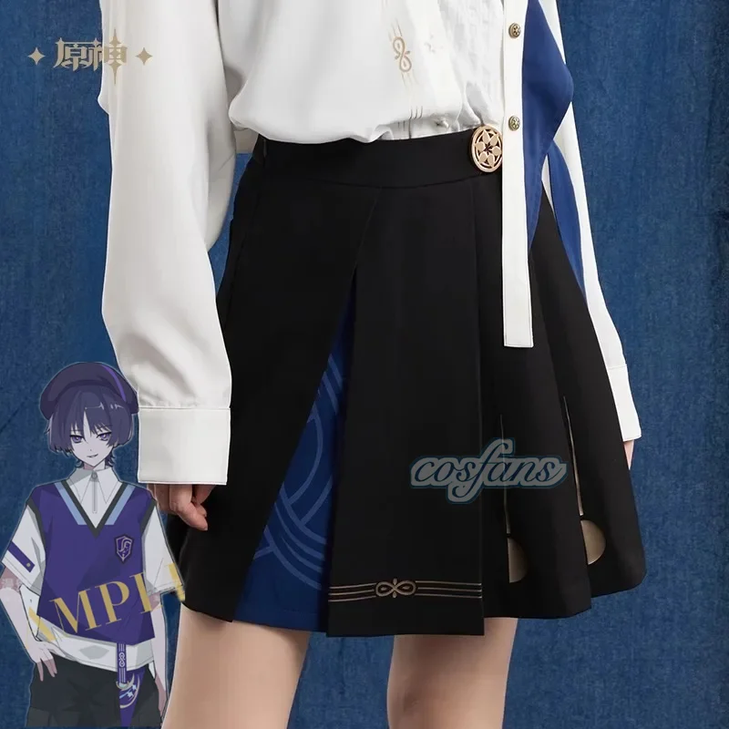 

Genshin Impact Official Genuine Anime Game Peripheral Wanderer Theme Impression Series Cosplay Full Embroidery Dress Pants