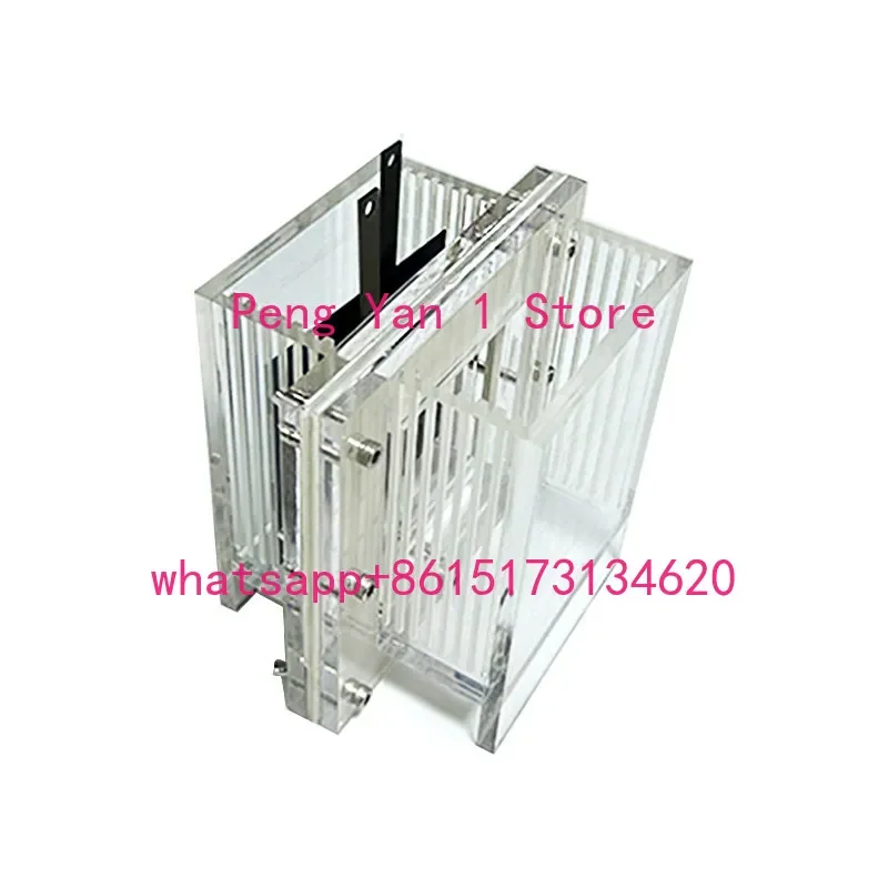 H-type electrolytic cell unsealed two-connected three-connected openable plexiglass electrolytic diaphragm cell