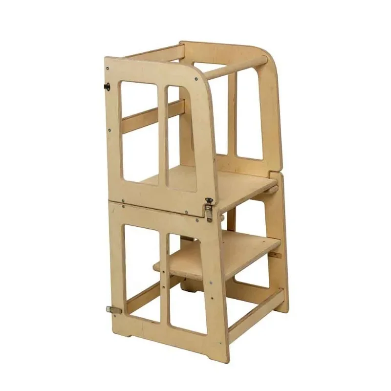 Wooden children's Montessori learning tower baby hand stool heightening stool bathroom washing  footstool stepping