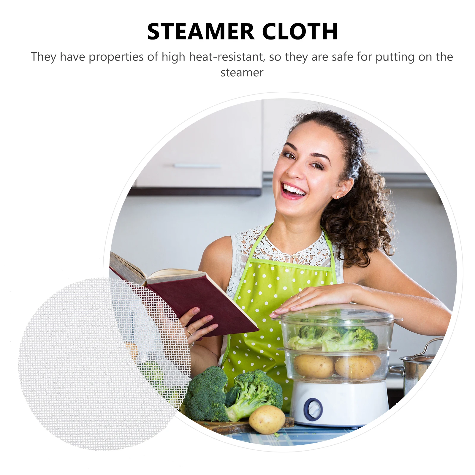

Steamer Mat Housewarming Gifts Cloths for Steamed Bun Kitchen Non-stick Pads Dumplings Silicon Silicone Mats Gauze