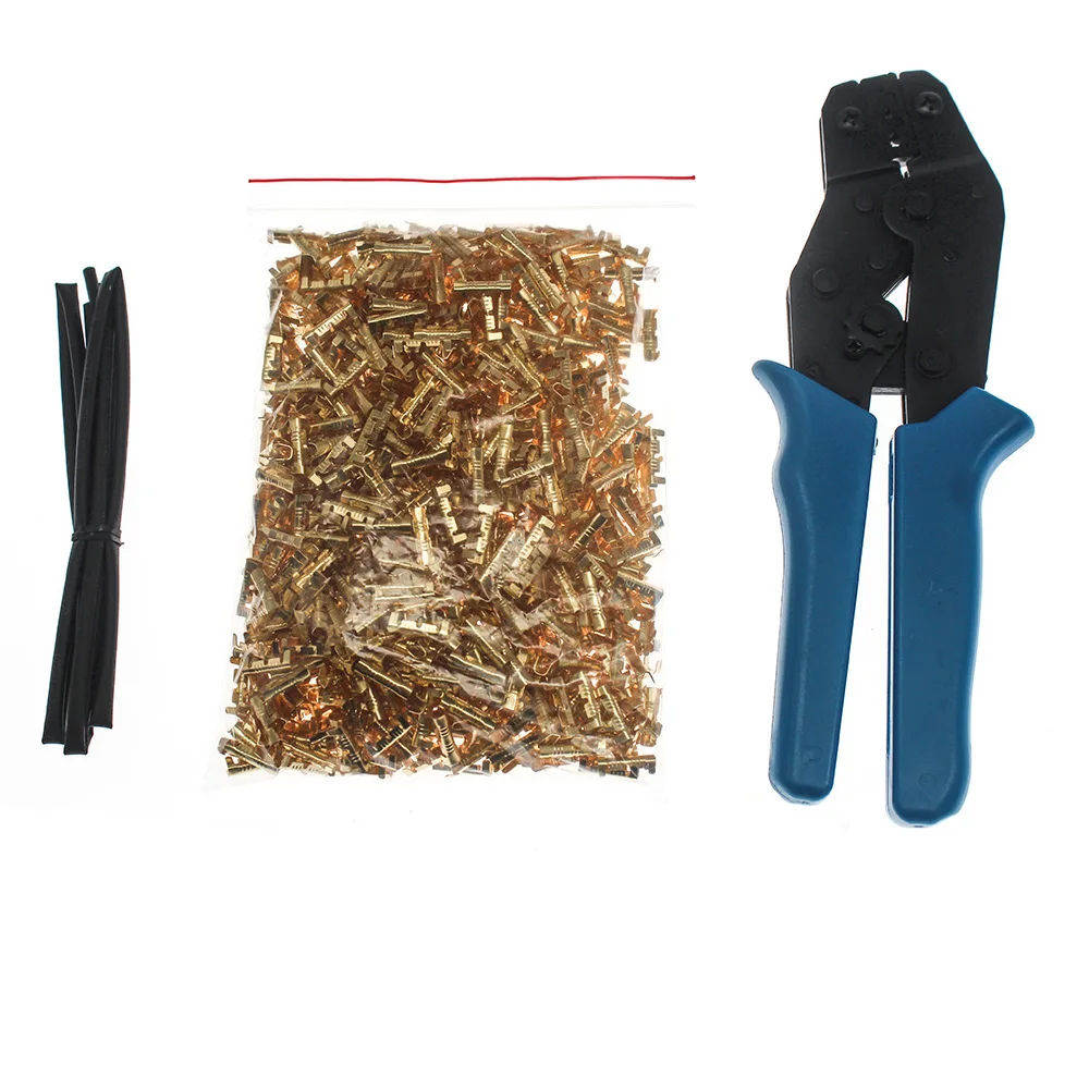 

1000Pcs U-shaped terminal with tool Wire Buckle tabinserts Docking connector line connectors splice cards fascia 0.5-1.5mm2