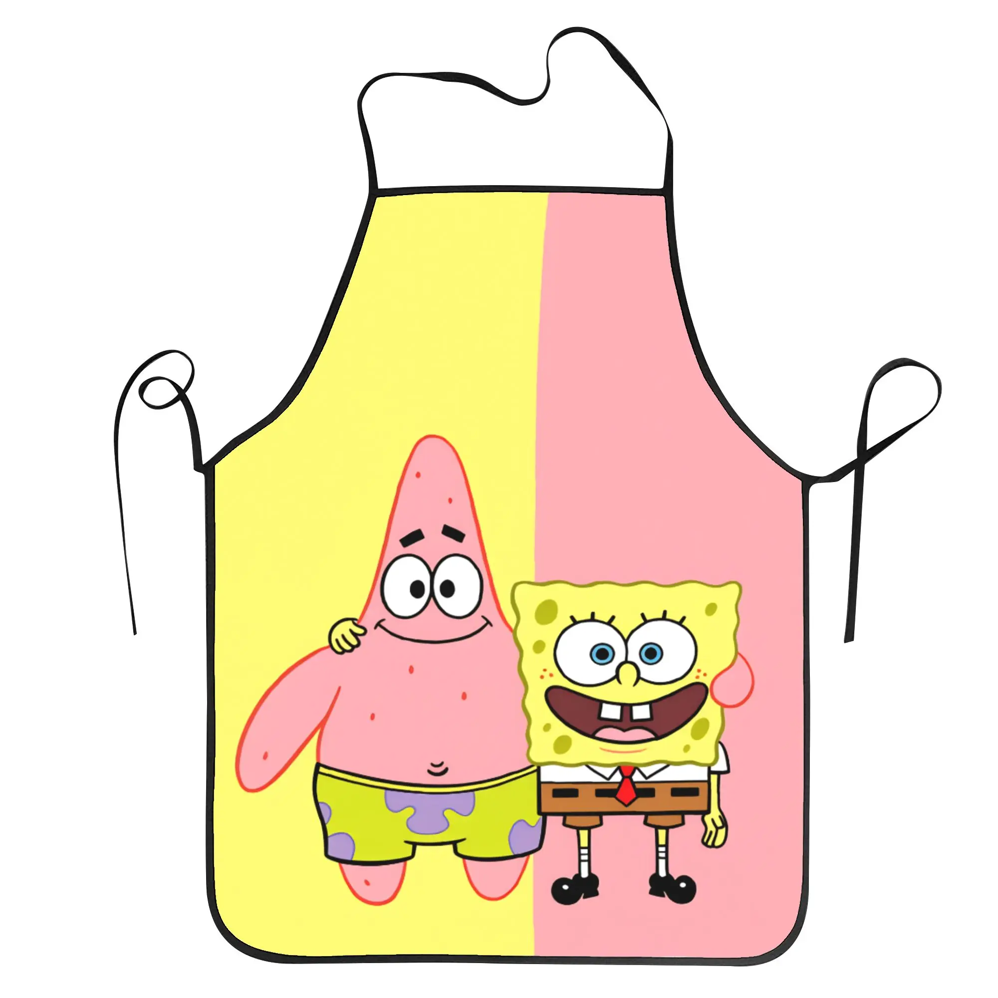 

Фартук Сквидвард (Сквидвард-принц) для взрослых, для ресторана, кухонный, милый, без кармана