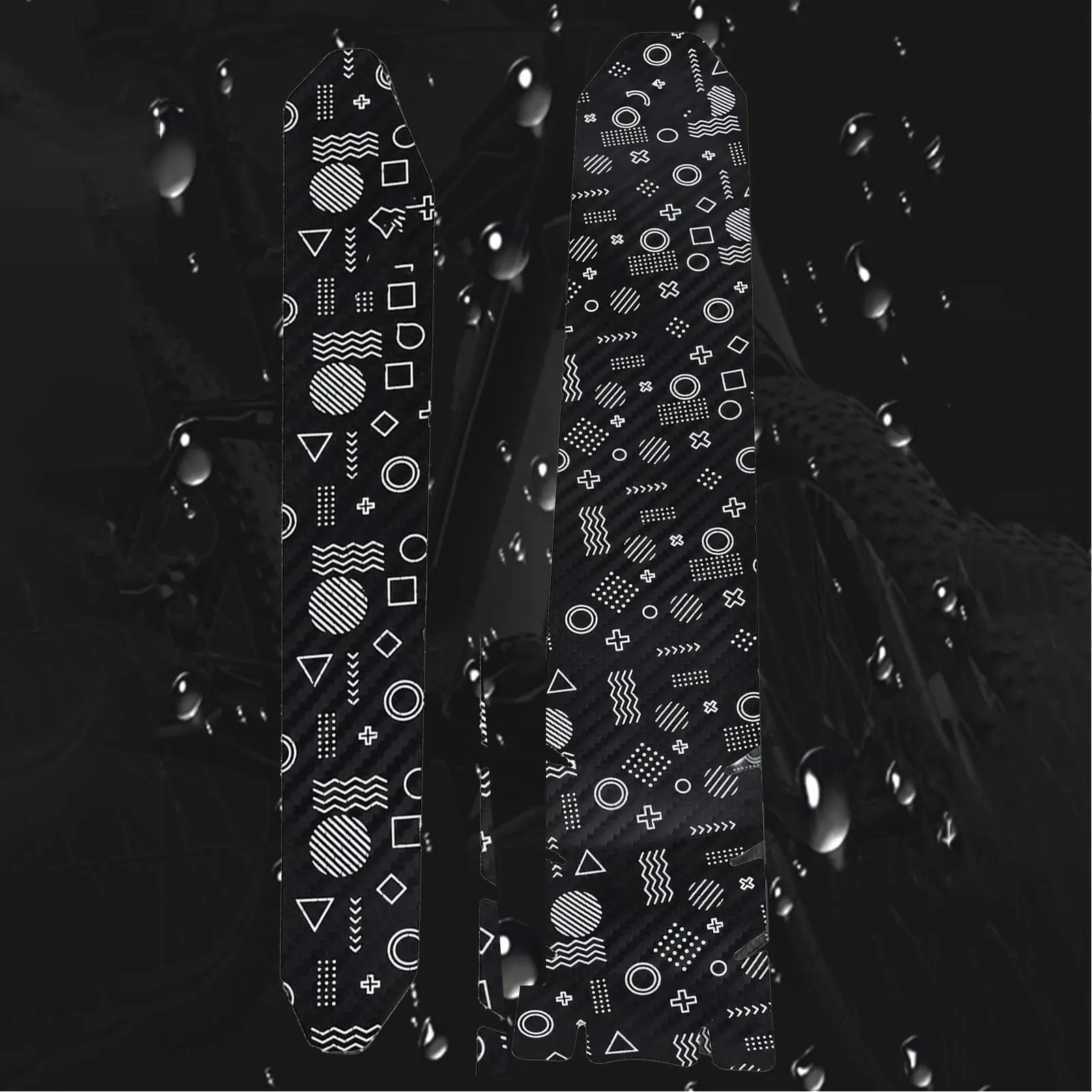

Prevent Your Bicycle From Sun And Water Protection Sticker Monitor Tear Off Bicycle Note Black Package Contents